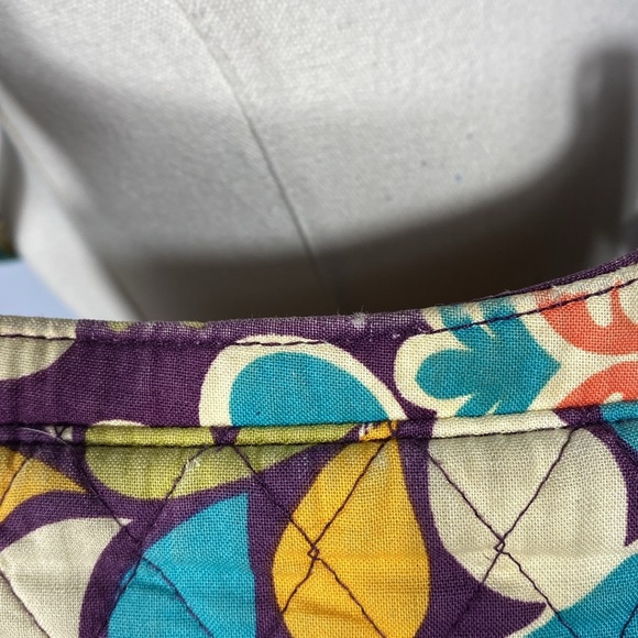 Vera Bradley Retired Plum Crazy Colorful Patterned Crossbody Shoulder Bag - Picture 13 of 16